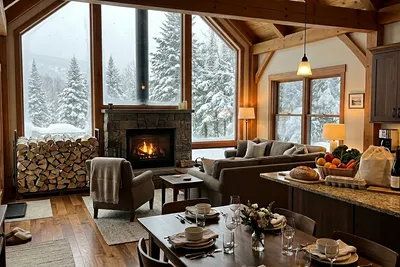 Winter-ready home stocked and prepared for arrival